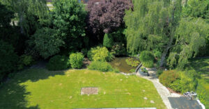 Luftaufnahme Garten