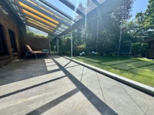verglaster Wintergarten