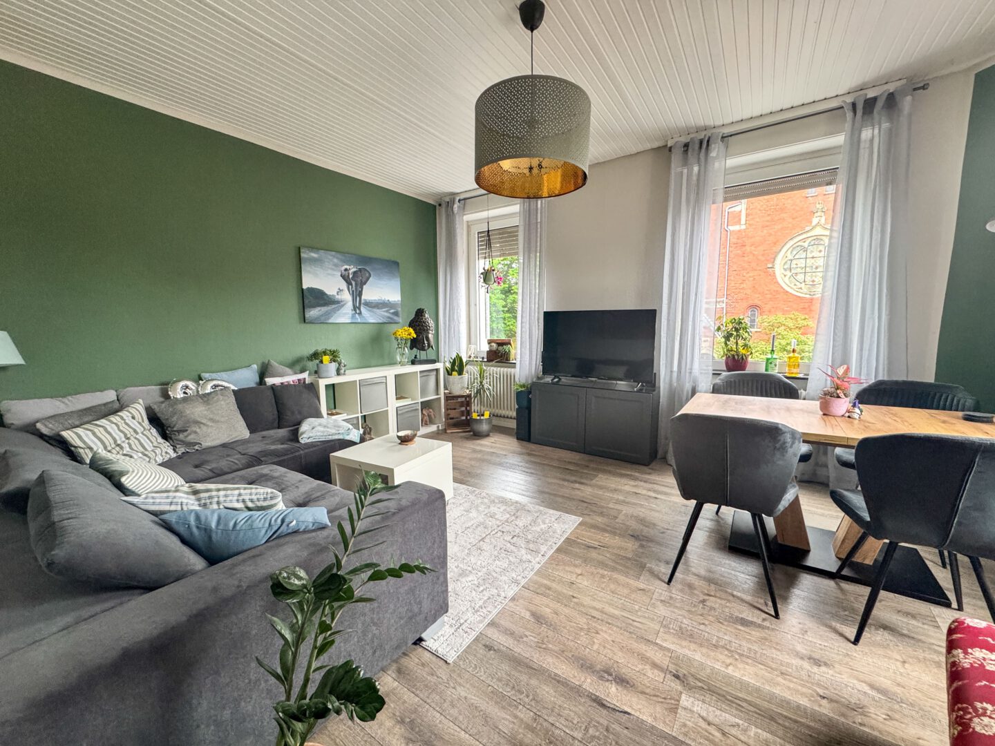 Wohzimmer Wohnung 1 OG links