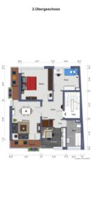 Grundriss Wohneinheit 2 OG