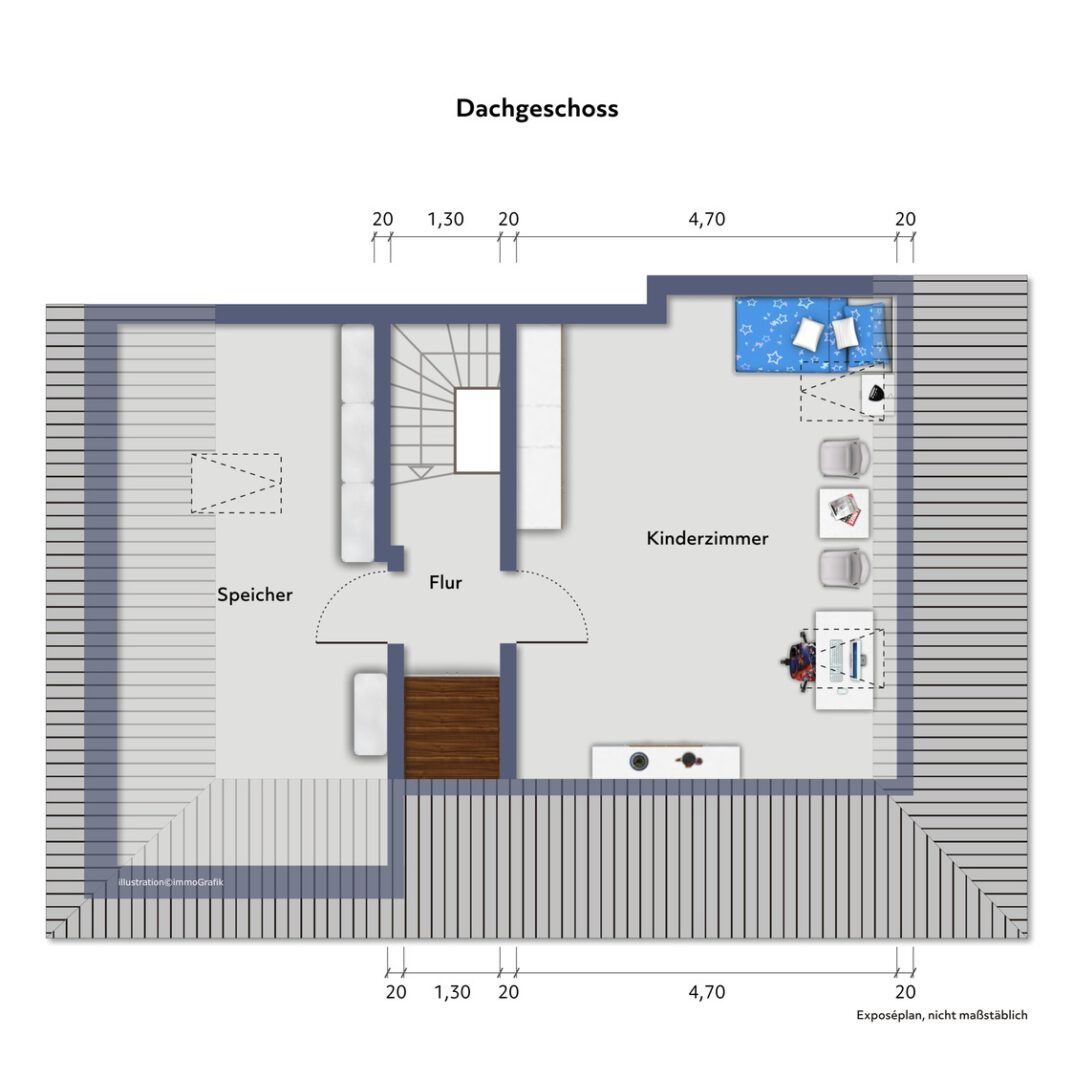 Grundriss Dachgeschoss