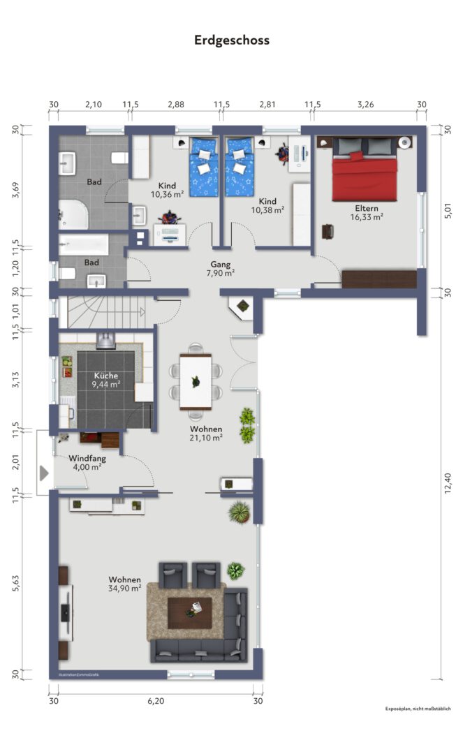 Grundriss Erdgeschoss