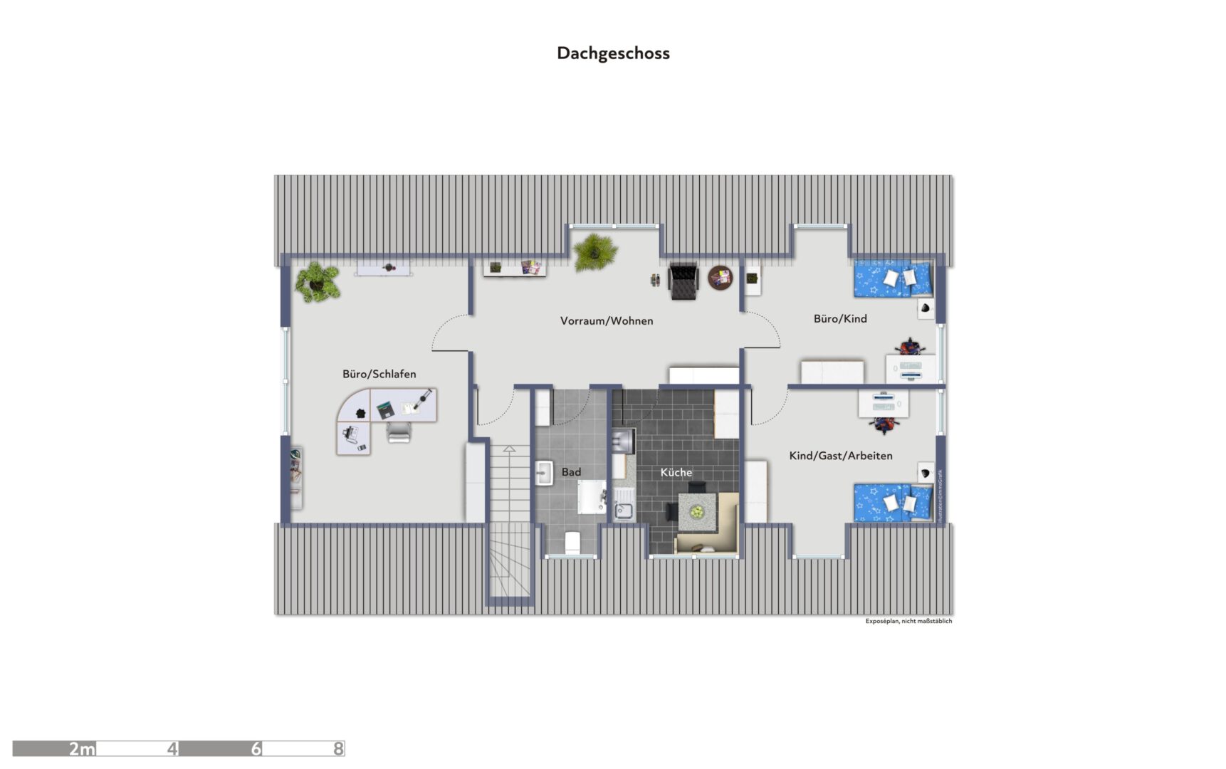 Grundriss Obergeschoss