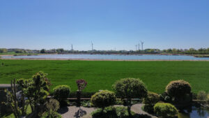 Aussicht aus dem Obergeschoss