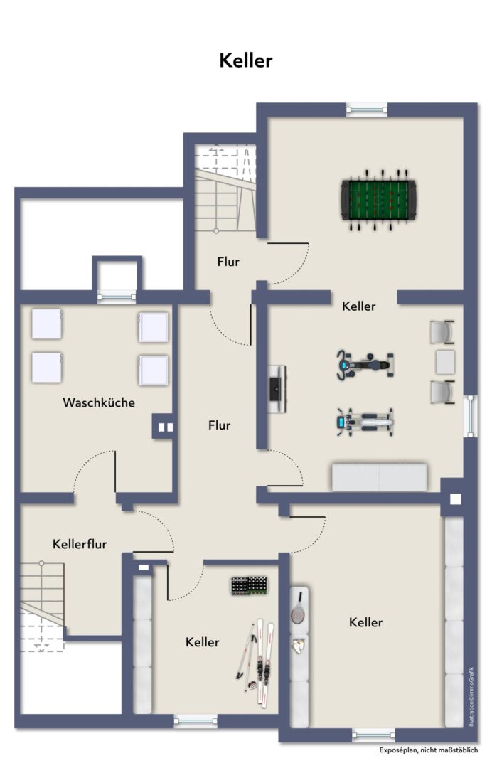 Grundriss Keller